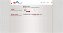 Desktop Screenshot of proacc.de